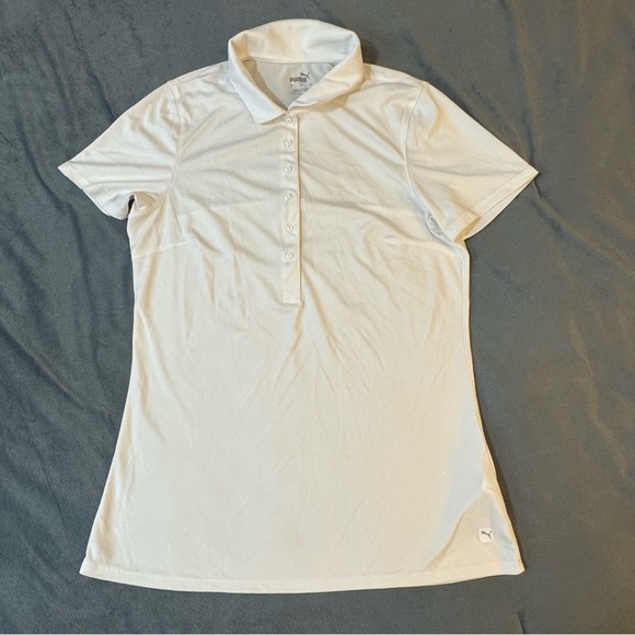 Puma White Fitted Button Down Polo Shirt

#1009 - Picture 1 of 7